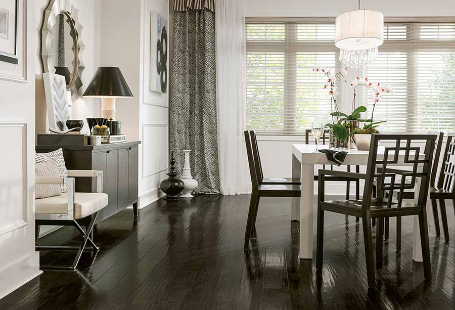How To Pick The Right Curtains For Your, Dark Espresso Hardwood Floors