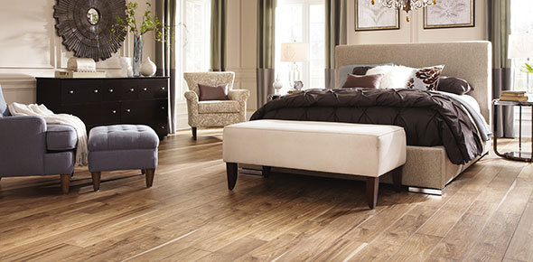 Laminate floors in master bedroom