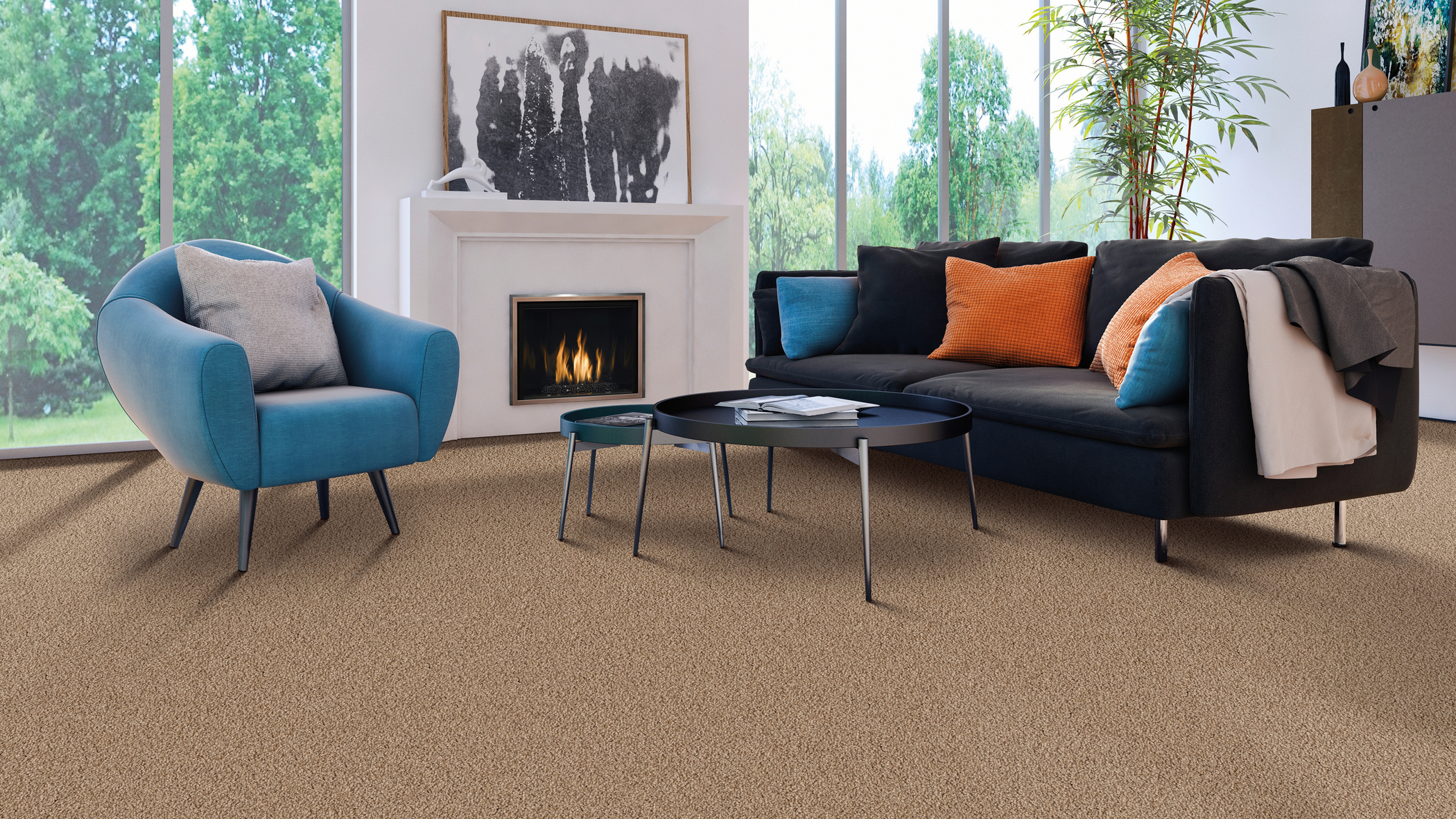 Innovia carpet in a living room