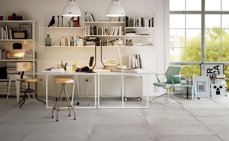 Home Office Tile Flooring Blog Image