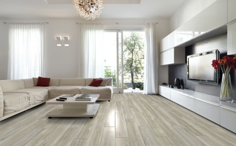 Wood-Look Flooring Living Room